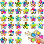 30 piezas de juguetes giratorios para niños, juguetes para ansiedad a granel para adultos, regalos del día de San Valentín, juguetes de ansiedad, alivio del estrés, cesta de San Valentín, premios de aula