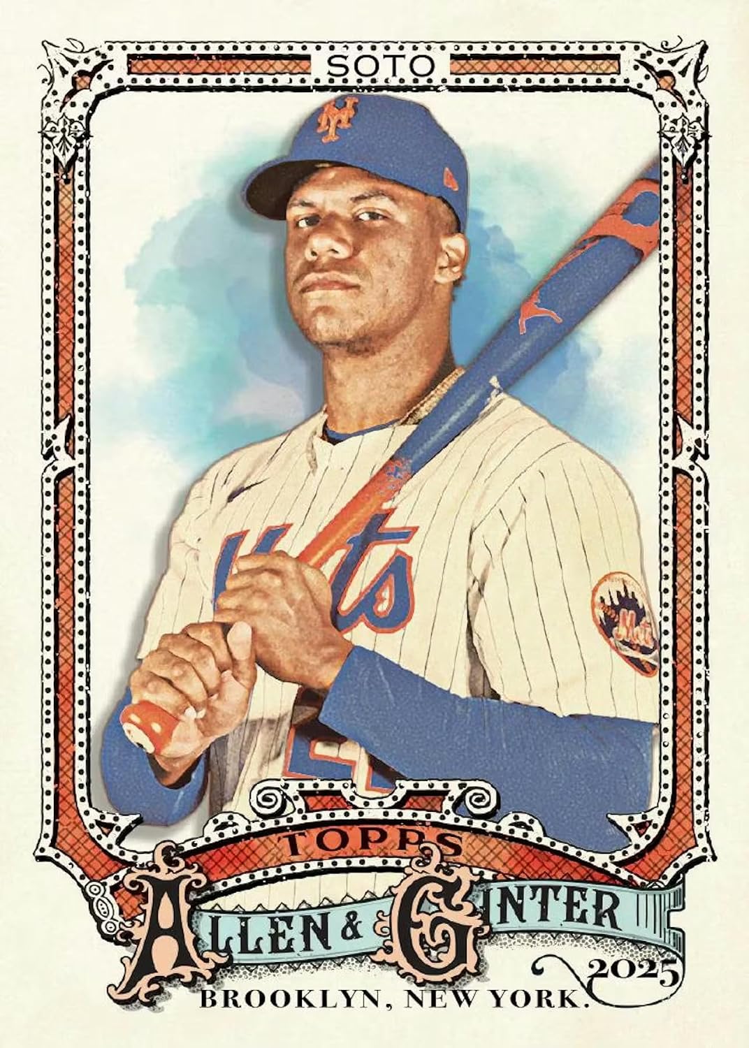 Topps 2025 Allen & Ginter - Caja de béisbol Blaster Value de 8 paquetes