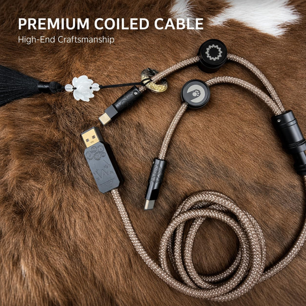 Split Dual 8K Gaming Cable AM Edition 1.4m / 4.6 ft (4,6 pies) de alta velocidad
