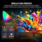 CRUA Monitor curvo para juegos FHD 240Hz de 24 pulgadas, 2800R, Fre...