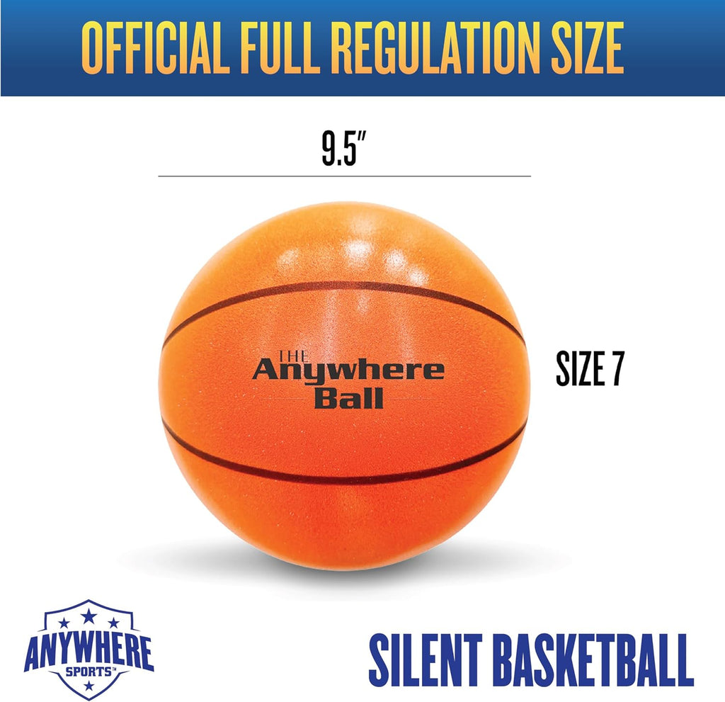 Anywhere Ball, Balón silencioso, Espuma sin aire para entrenamiento en interiores, Dribling y Rebote realista
