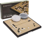 Pizarrón magnética de Magnetic Go con Tabla Go (14.7 x 14.6 pulgadas) y piedras plásticas de convexa individuales