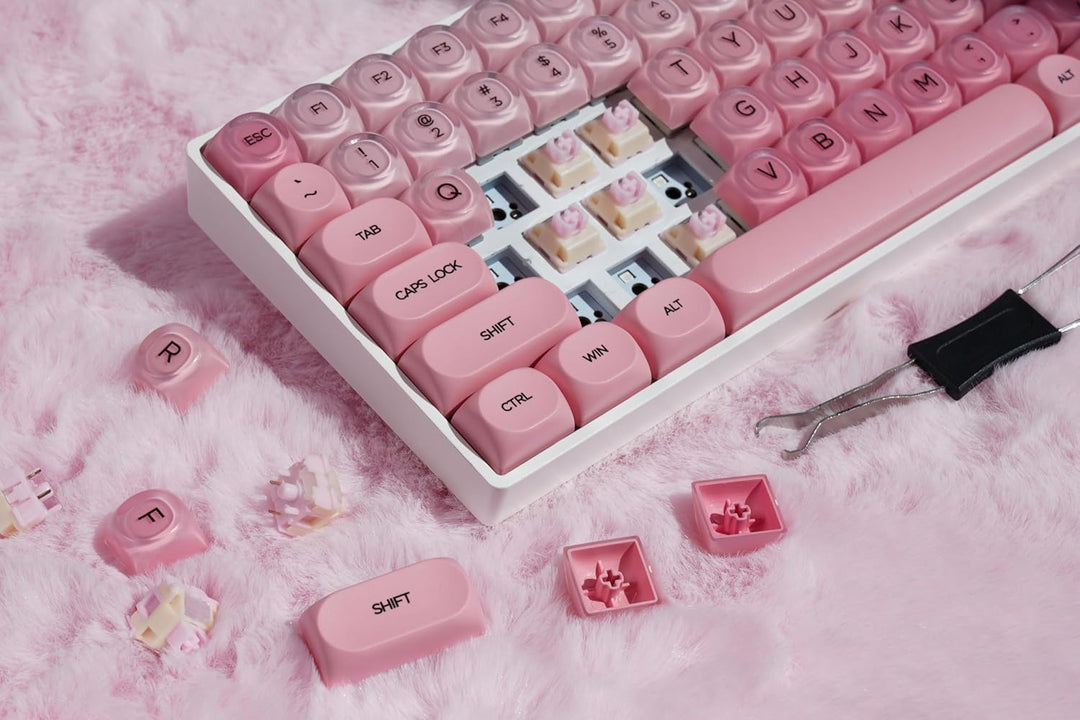 ZORNHER ZH100 Foundation Mechanical Kevboard,Pink Creamy Kevboard w...