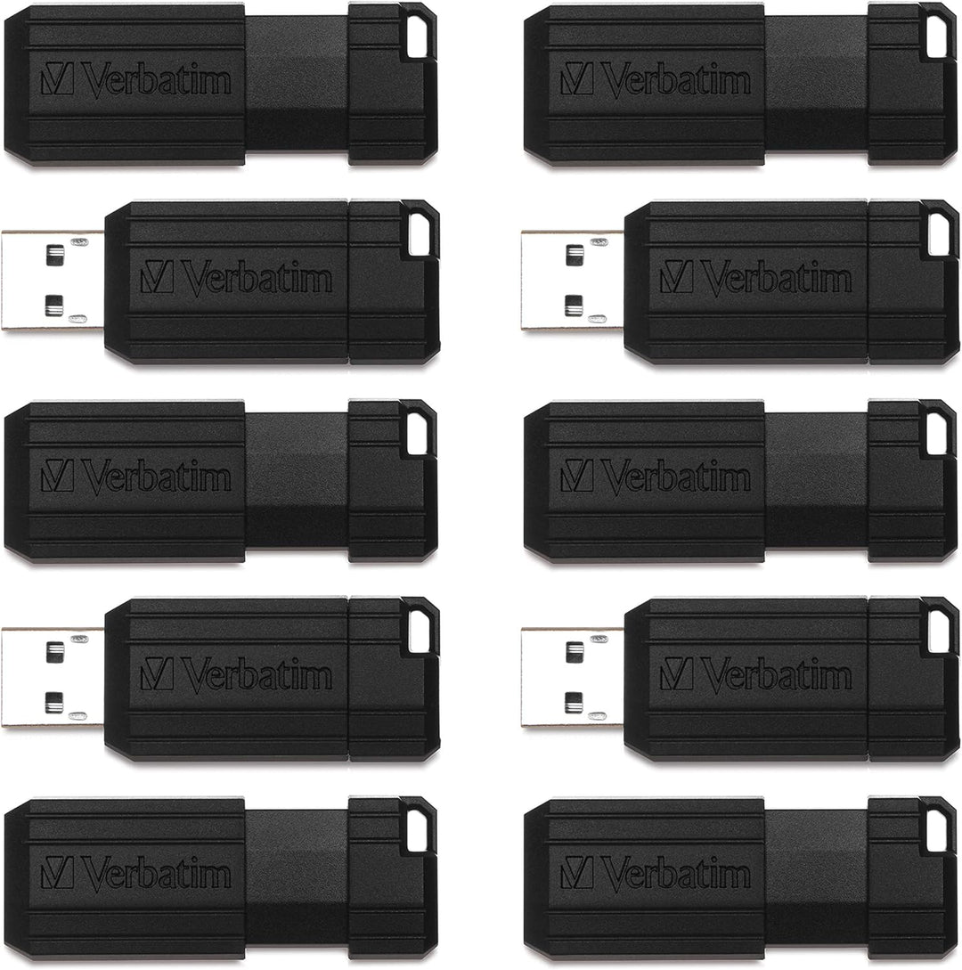 Verbatim Unidad flash USB 2.0 de 32 GB PinStripe retráctil - Busine...