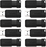 Verbatim Unidad flash USB 2.0 de 32 GB PinStripe retráctil - Busine...