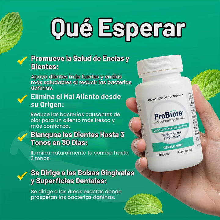 ProBiora ProBiora Probióticos Orales de Fuerza Profesional para Die...