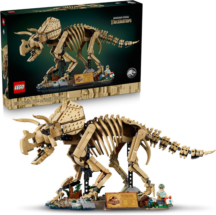 LEGO Jurassic World Fósiles de dinosaurios: Triceratops 77985 | Jue...