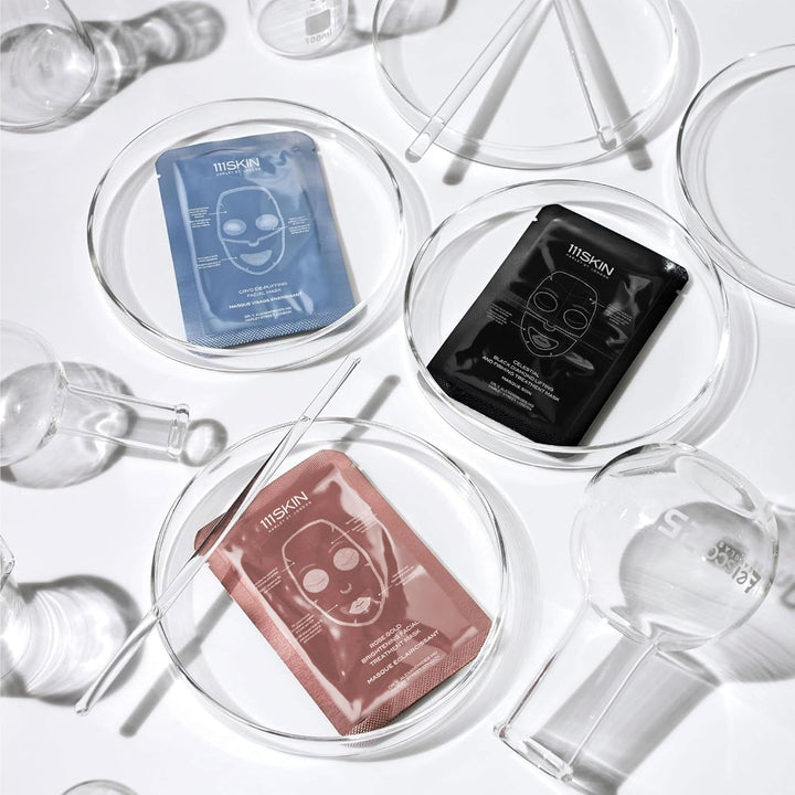 111SKIN Máscara de tratamiento facial iluminadora de oro rosa | Sin...