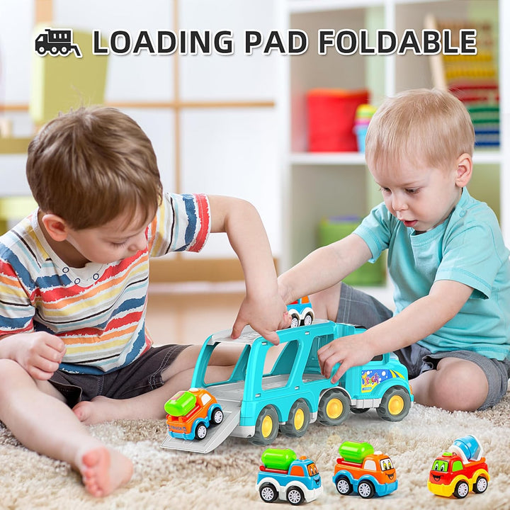Veslier Camiones de juguete para niños y niñas de 2, 3, 4, 5 años,...