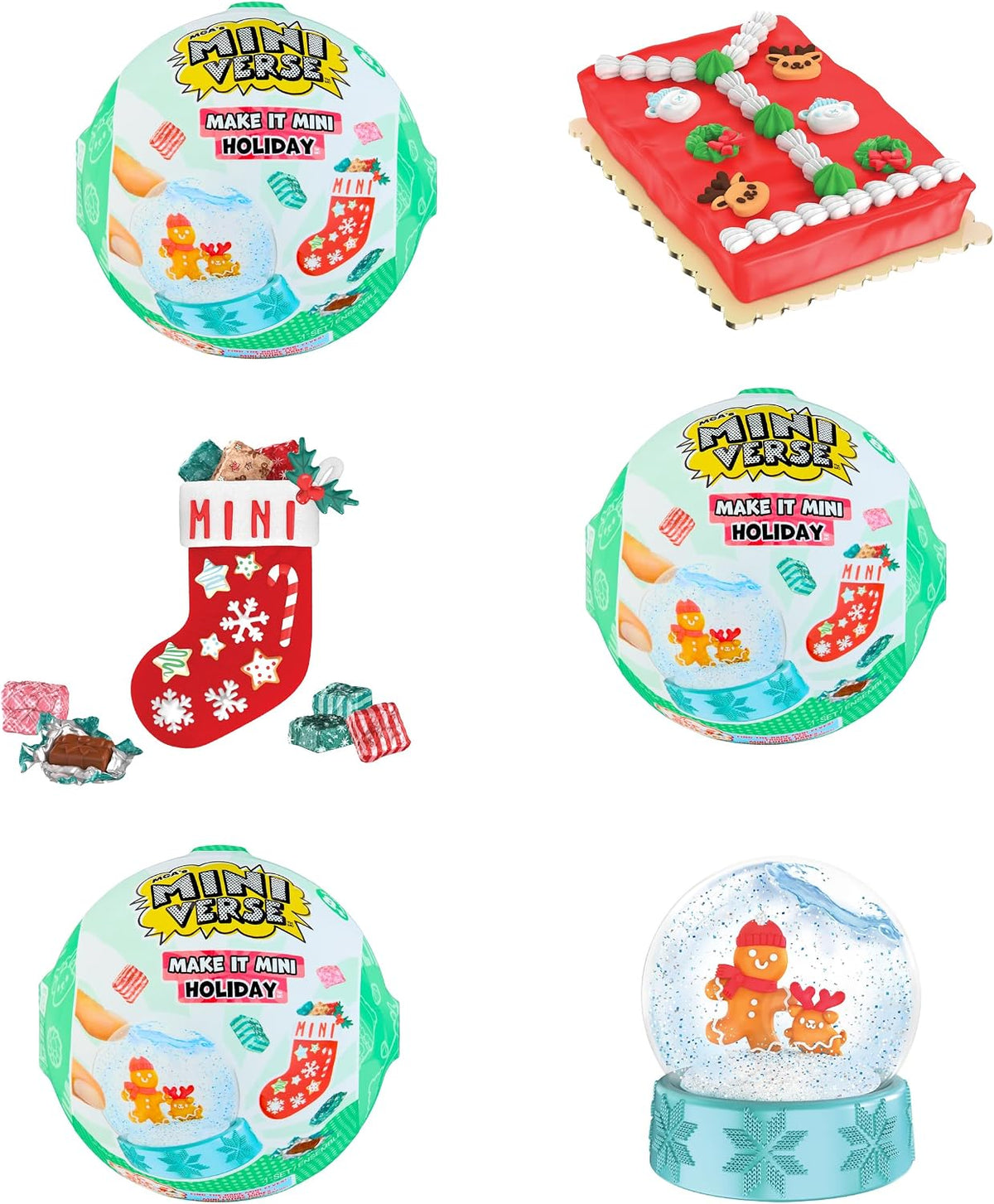 MGA's Miniverse Make It Mini Holiday (paquete de 3), sin duplicados