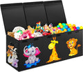 Cajón de juguetes extragrande, organizador de almacenamiento plegable con tapas, 40"x14"x16"