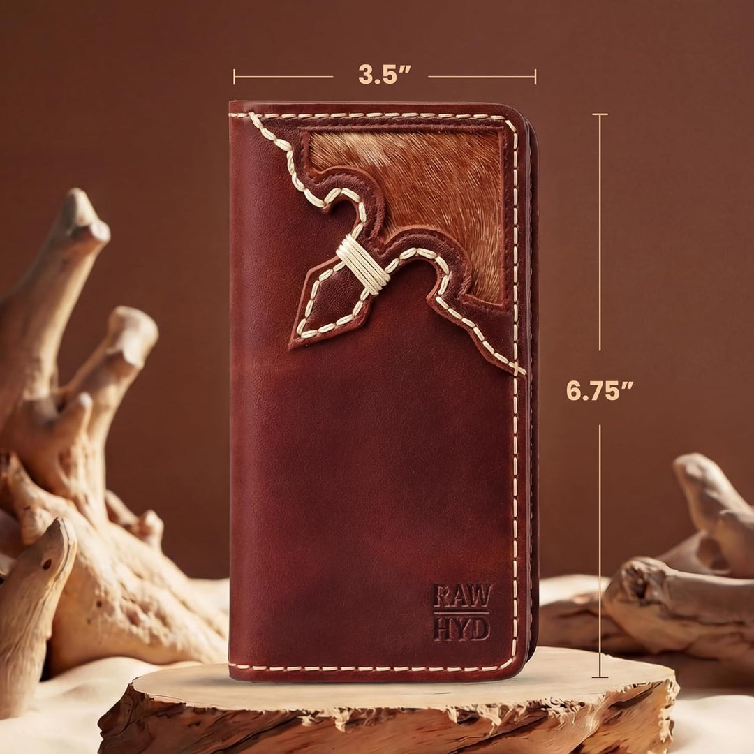 RAW HYD Cartera larga para hombre \u2013 Cartera de vaquero de rode...