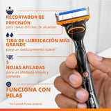 Gillette Fusion5 Power Razor para hombres, 1 mango de maquinilla de...
