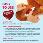 Snuggle Puppy Junior - Juguete de latido del corazón, comodidad relajante