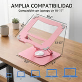 ALASHI Soporte para portátil para escritorio con base giratoria de...
