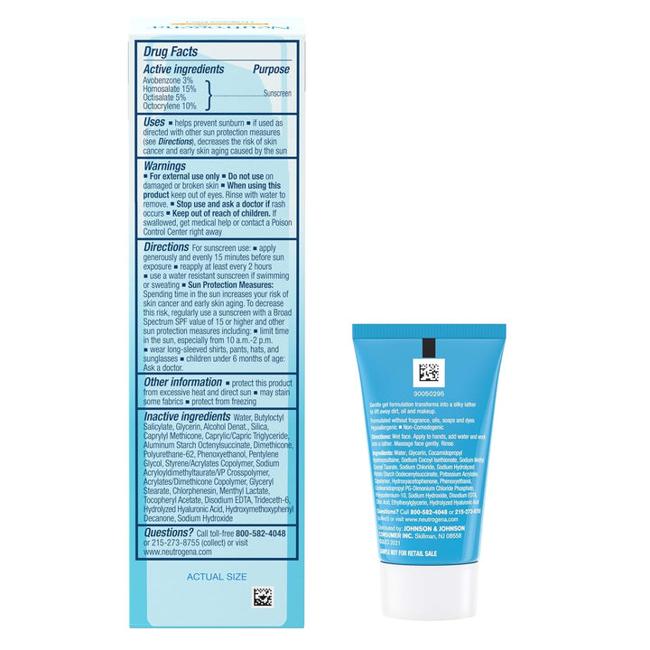 Neutrogena Hydro Boost - Hidratante facial hidratante con ácido hia...