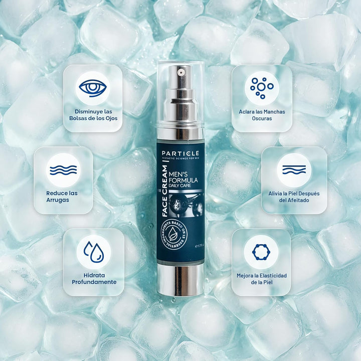 Particle Crema facial 6 en 1 para hombres, humectante hidratante di...