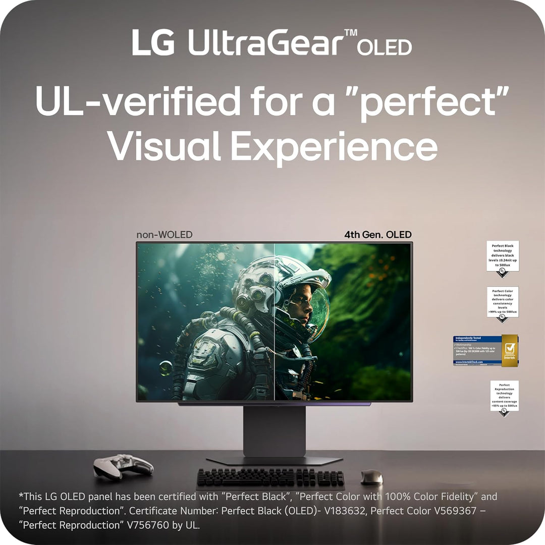 LG 27GX700A-B Monitor de juegos Ultragear QHD de 27 pulgadas (2560...