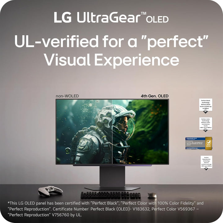 LG 27GX700A-B Monitor de juegos Ultragear QHD de 27 pulgadas (2560...