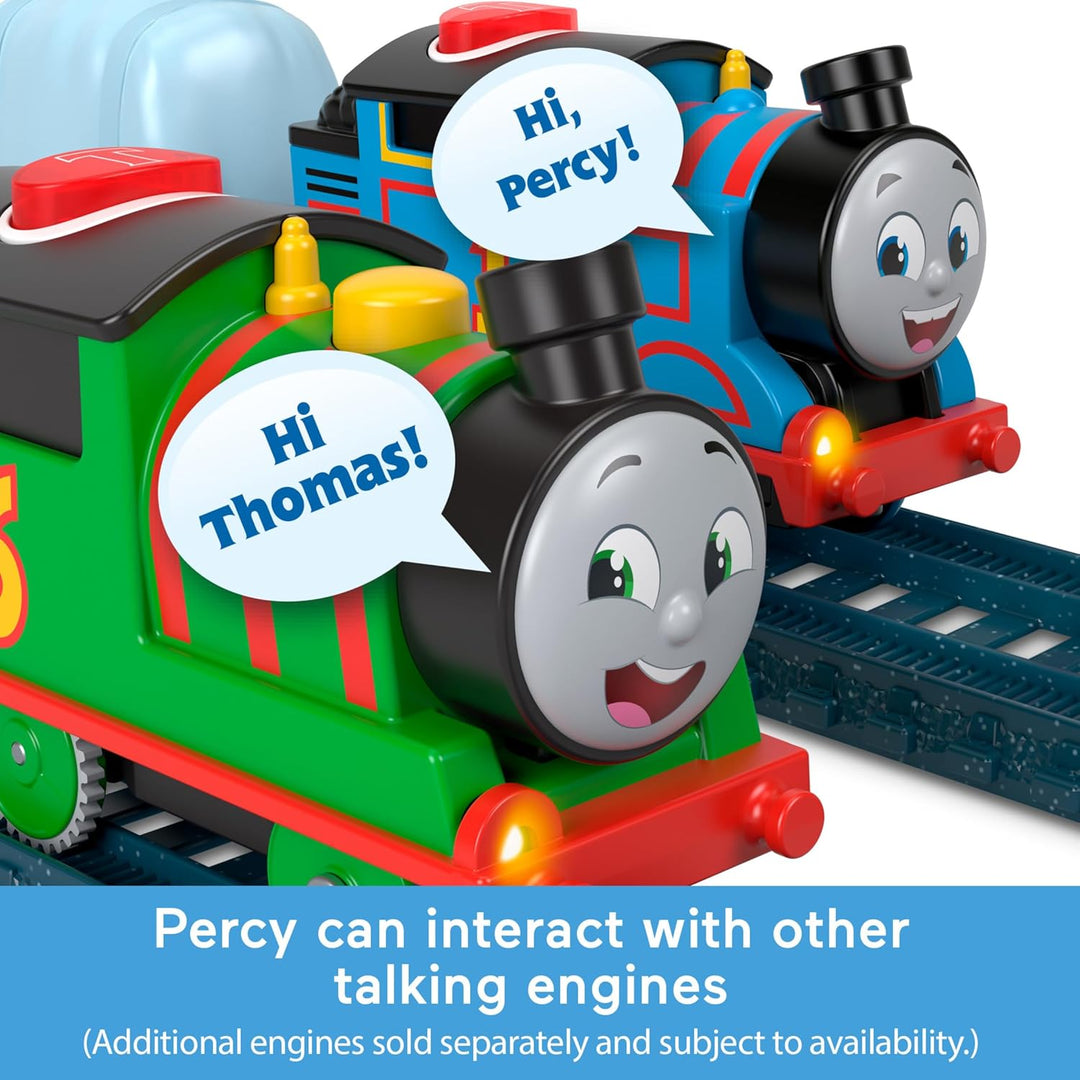 Thomas &amp; Friends Tren de Juguete Motorizado Talking Percy Locom...