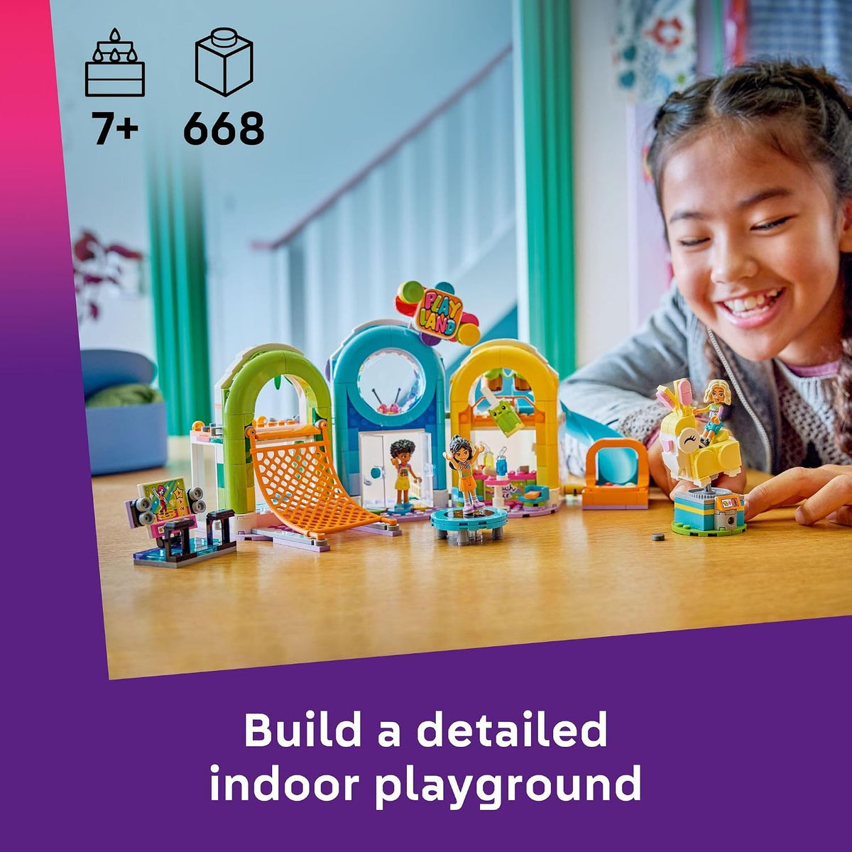 LEGO Friends Parque Infantil Divertido Bajo Techo 42686