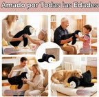 Niuniu Daddy - Animales de peluche con peso, 20 en 3.3 libras, pingüino calmante