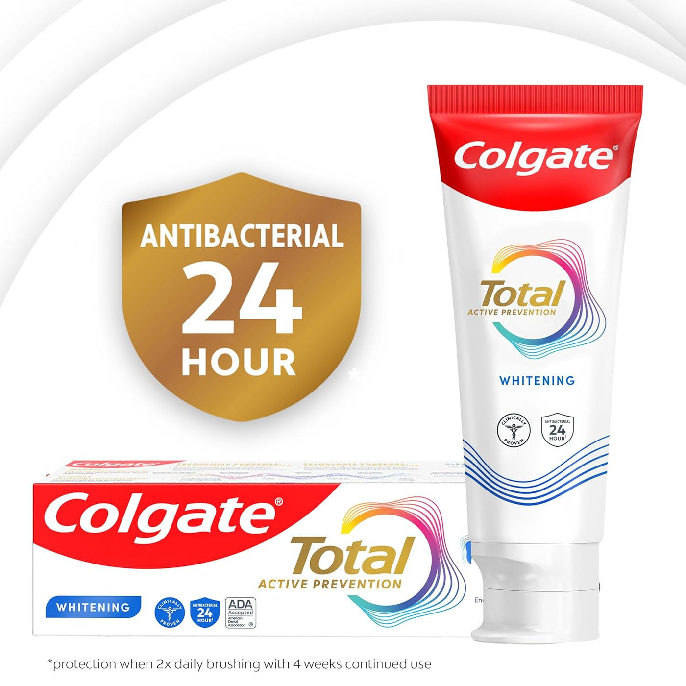 Colgate Total Whitening Pasta de dientes 51 oz paquete de