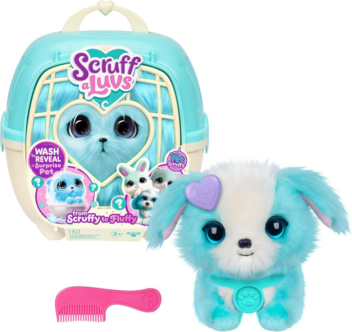 SCRUFFALUVS Blue Surprise Pet, juguetes de peluche misteriosos, ani...