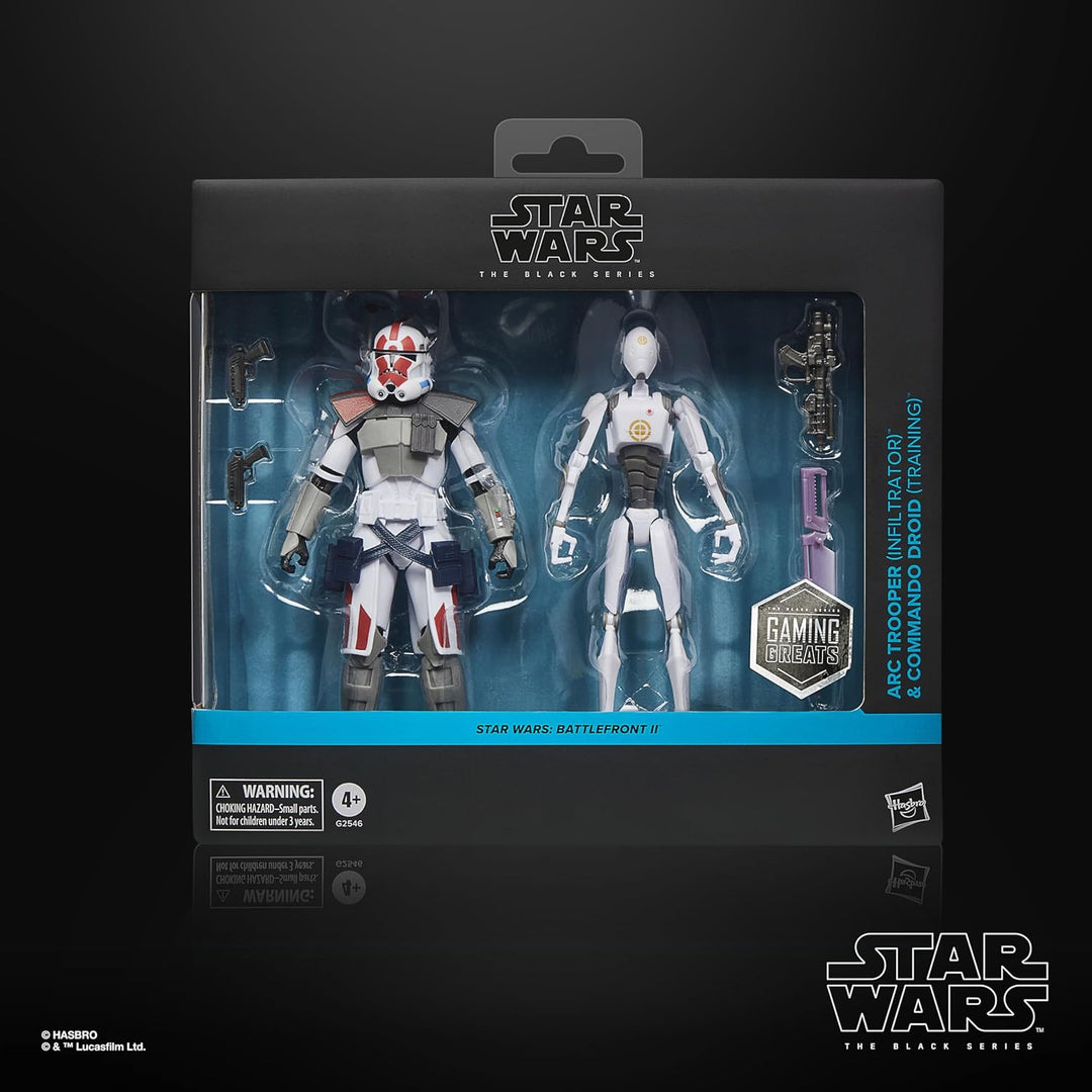 STAR WARS The Black Series ARC Trooper (Infiltrator) y Commando Dro...