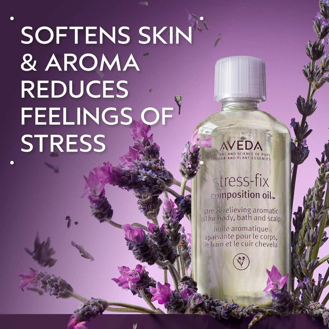 Aveda Aceite de composición Stress-Fix | Aceite de baño, cuerpo y c...