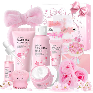 Sakura - Set de cuidado de la piel para adolescentes y mujeres, 17...