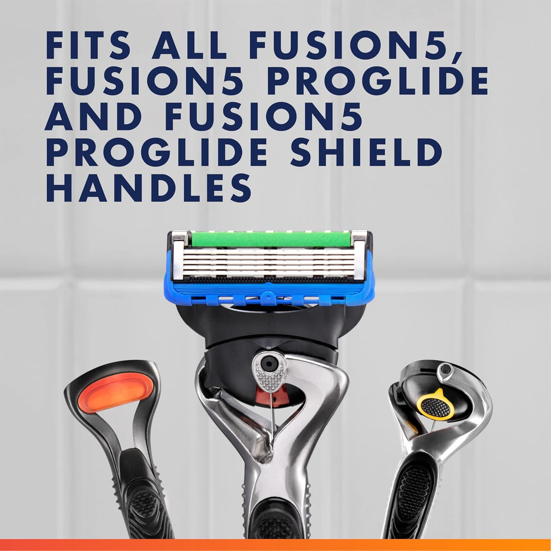 Gillette Fusion5 - Recambios de cuchilla de afeitar para hombre, 10...