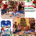 Gemscream Juego de lanzamiento de bolsas de frijoles navideños 6 bolsas