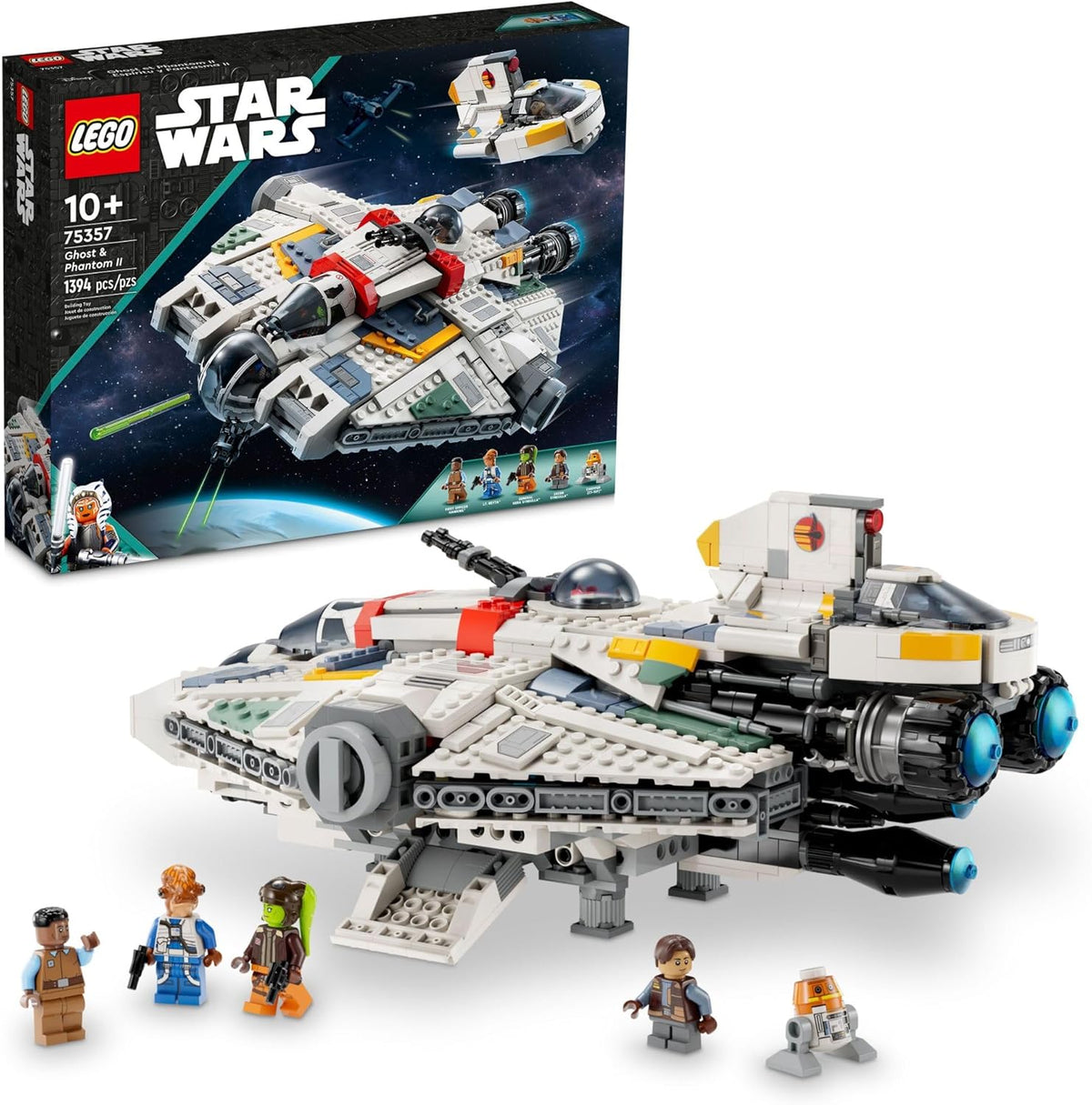 LEGO Star Wars Ahsoka Ghost and Phantom II - Juguete de