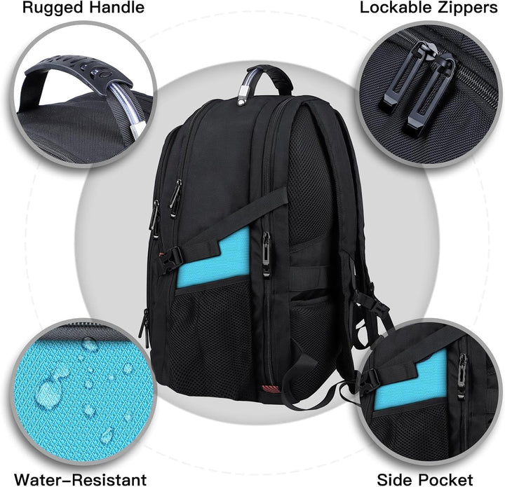 ANTERK Mochila Extra Grande, mochila de viaje, resistente TSA resis...