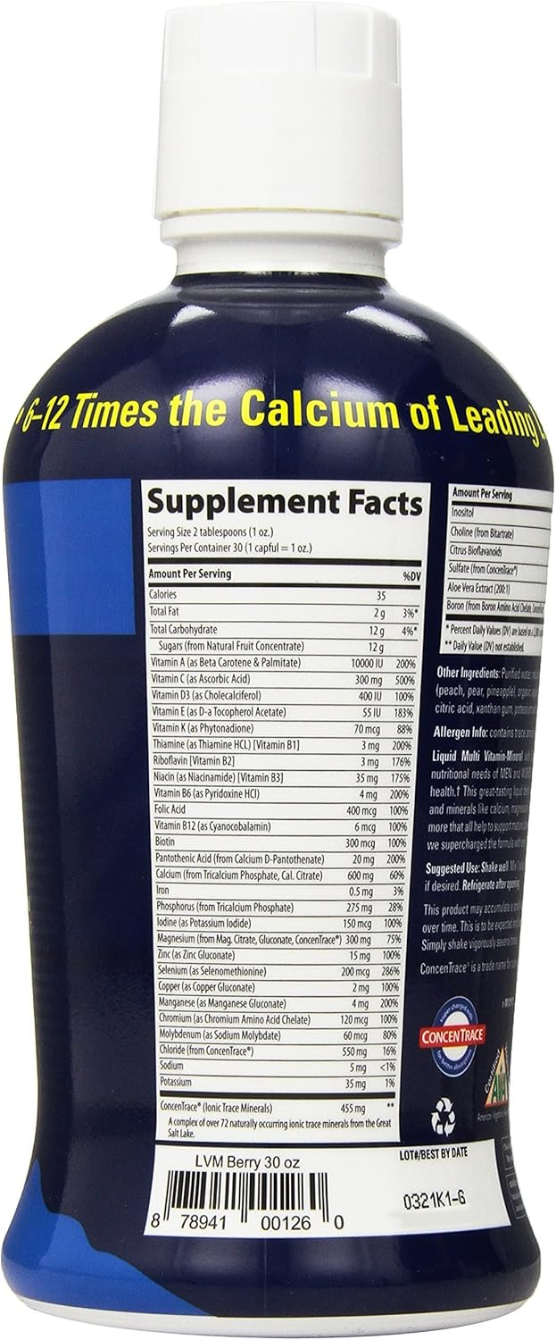 Trace Minerals Multi Vitaminas Minerales Líquidas | Vitaminas B, An...