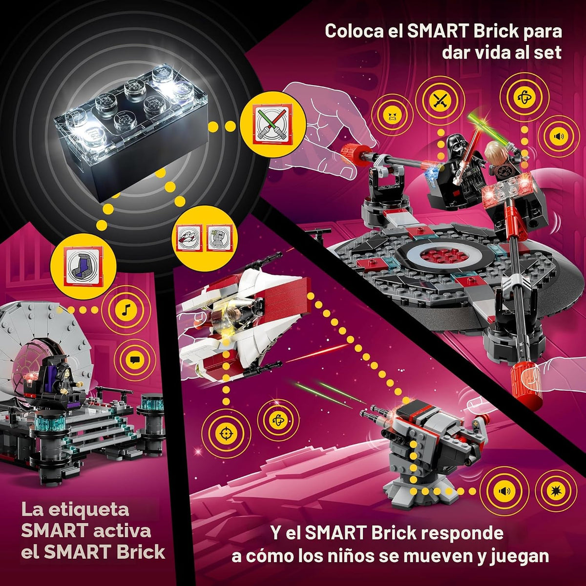 LEGO Star Wars SMART Play: Trono Room Duelo y Ala 75427