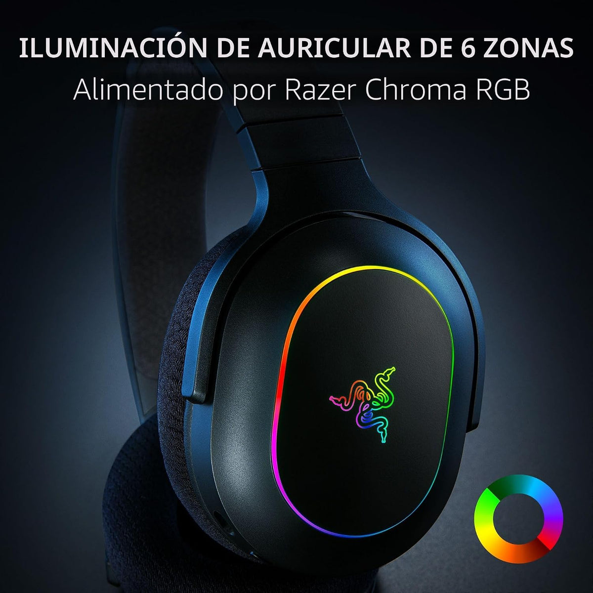 Razer Barracuda X Chroma Audífonos Gamer Inalámbricos, 2.4 GHz, negro
