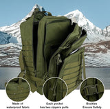 Oraynn Mochila táctica militar grande de 50L Molle, paquete de asal...