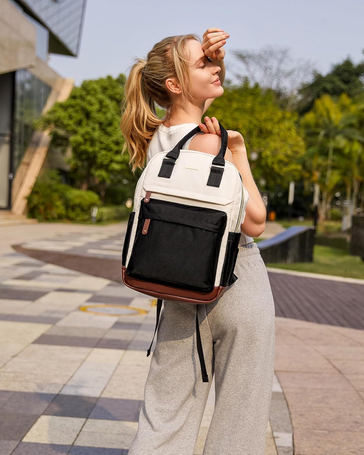 LOVEVOOK Mochila para laptop de viaje para mujer, bolsa antirrobo p...
