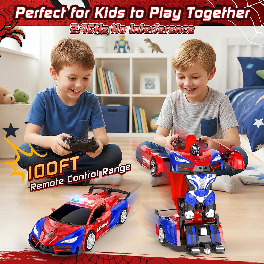 Coche de control remoto, araña que transforma los coches RC