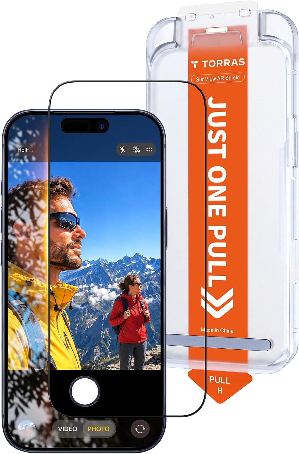 TORRAS SunView AR Ultra - Protector de pantalla antirreflejos para iPhone