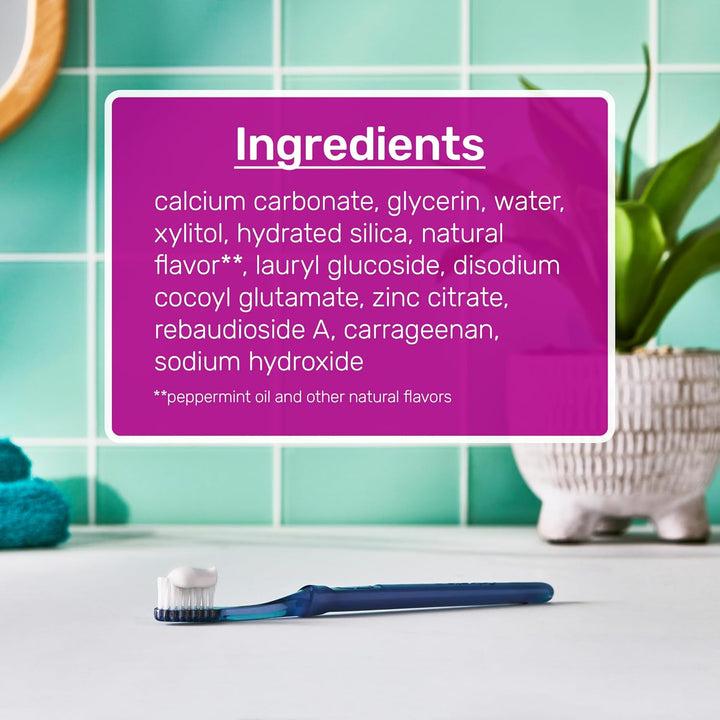 Pasta dental sin fluoruro de blanqueamiento y antiplacas de Tom's o...