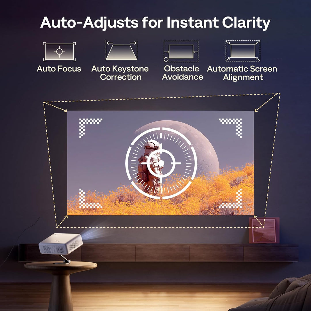 Aurzen EAZZE - Proyector inteligente compatible con Google TV D1G 4...