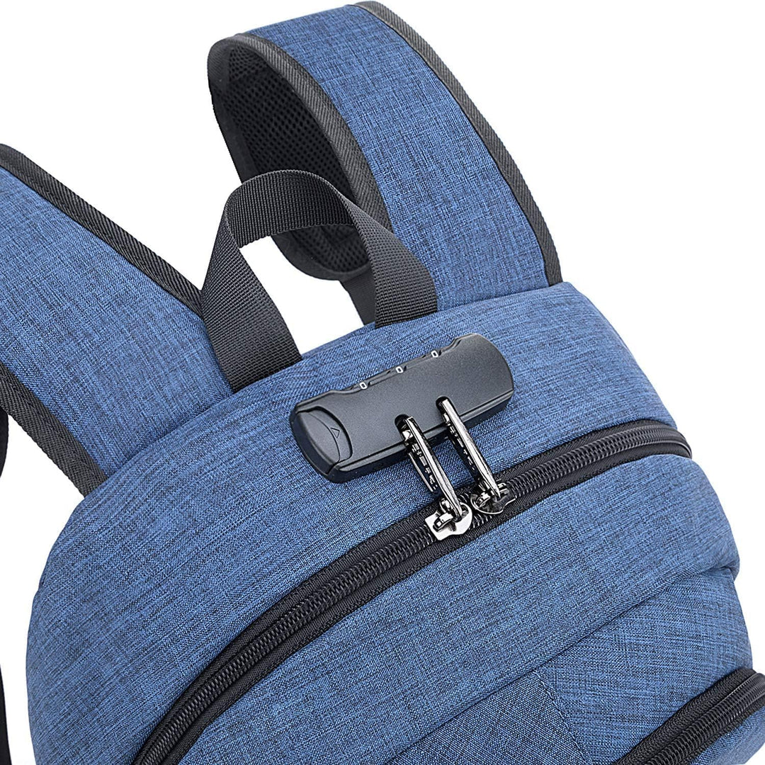 Tzowla, mochila de negocios para computadora portátil antirrobo, co...