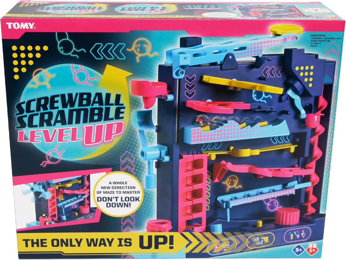 TOMY Screwball Scramble Level Up Marble Maze Game