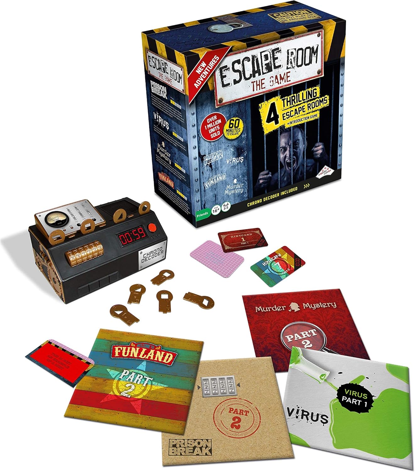Escape Room The Game Versión 2 - con 4 Emocionantes Salas