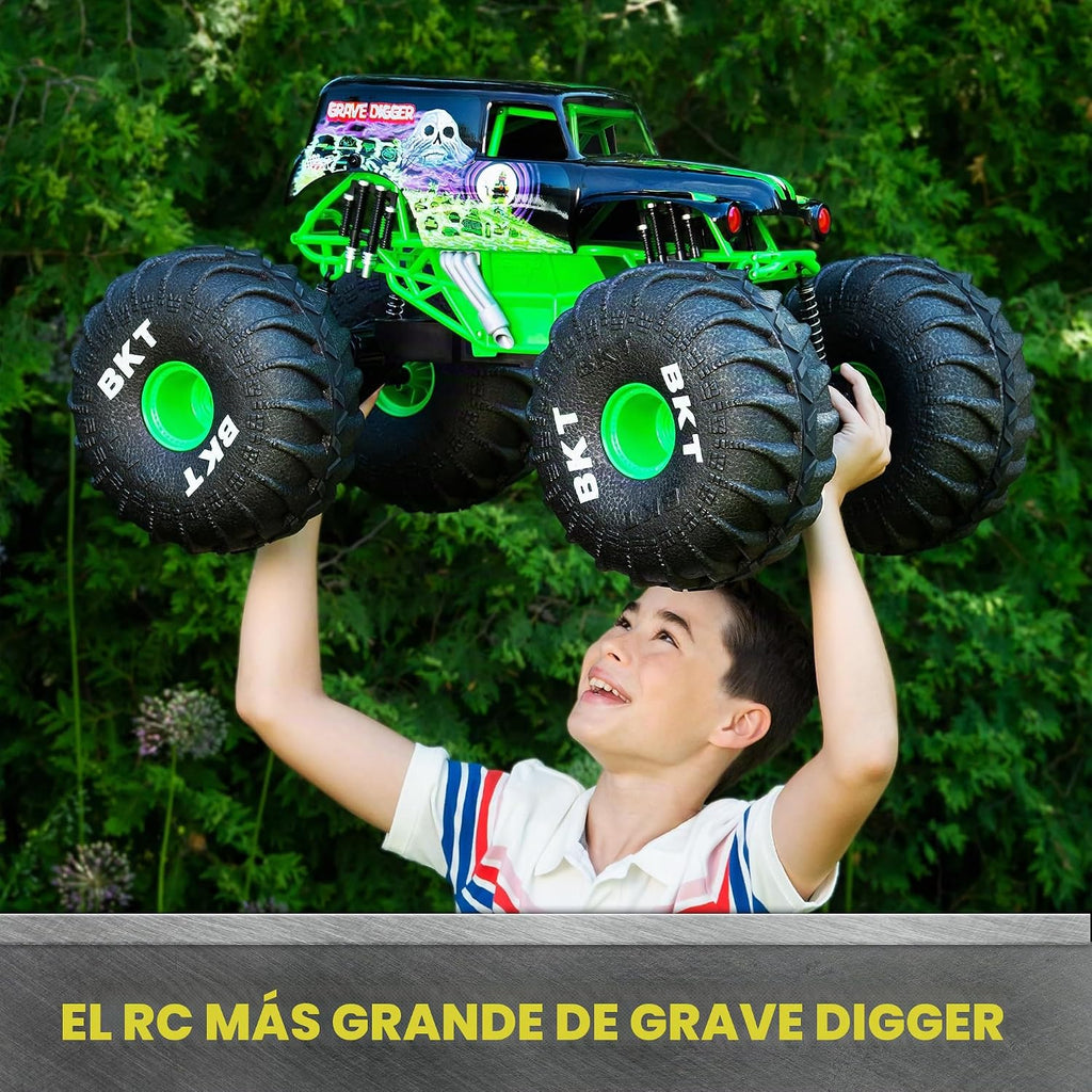 Monster Jam, Camión monstruo oficial Mega Grave Digger todo terreno, más de