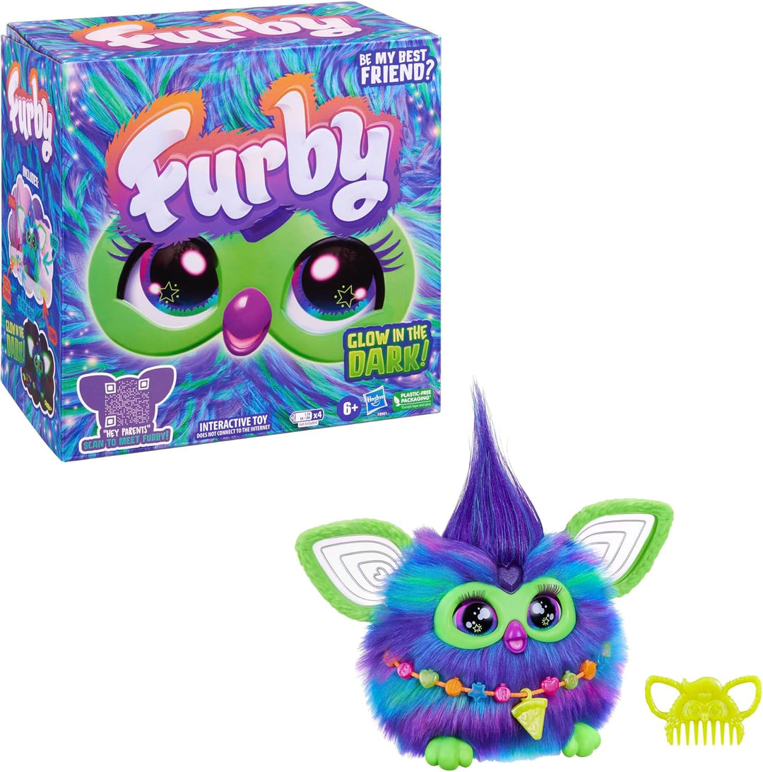 Furby Galaxy brilla en la oscuridad 15 accesorios de moda