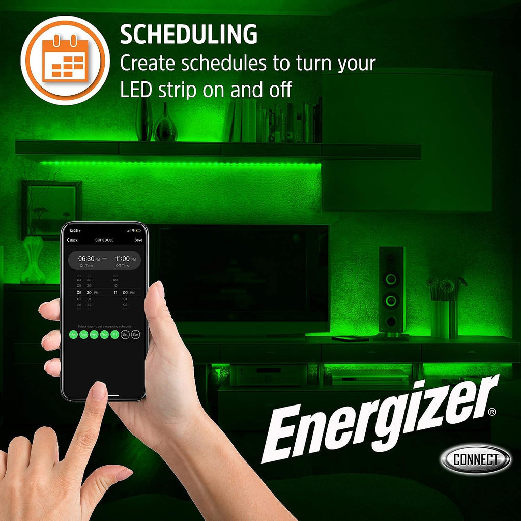 Energizer SMART - Tira de luz LED multicolor, 16 pies